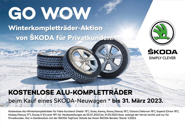 Skoda Winterreifenaktion